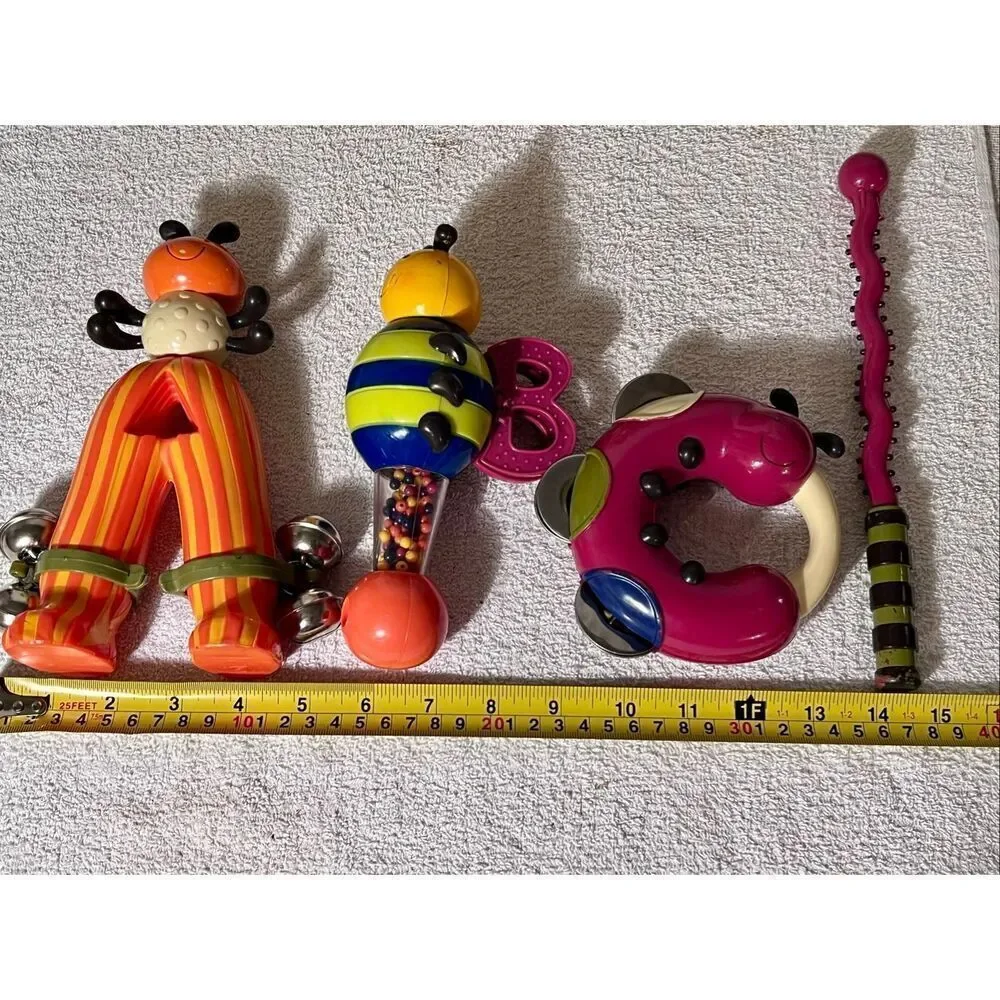 Just B Parum Pum Pum Drum Musical Instruments Set Bugs Play Toddler Kids Toys